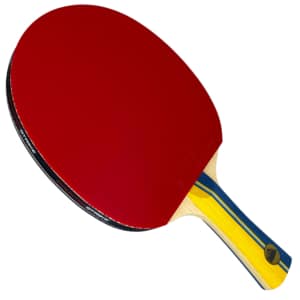 Mad Scientist Table Tennis Paddle (Dark Velocity Rubber) | Pre-Assembled Paddles | Pre-Made Paddles | Table Tennis Paddles | Ping Pong Paddles | CounterStrike Table Tennis | Side View