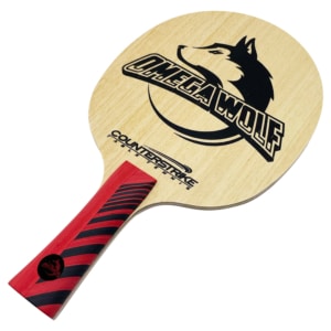 Table Tennis Blade | Omega Wolf | Ping Pong Blade | Professional Table Tennis Blade | Tournament Ready | ITTF Approved | All-Around Blade | Flat View